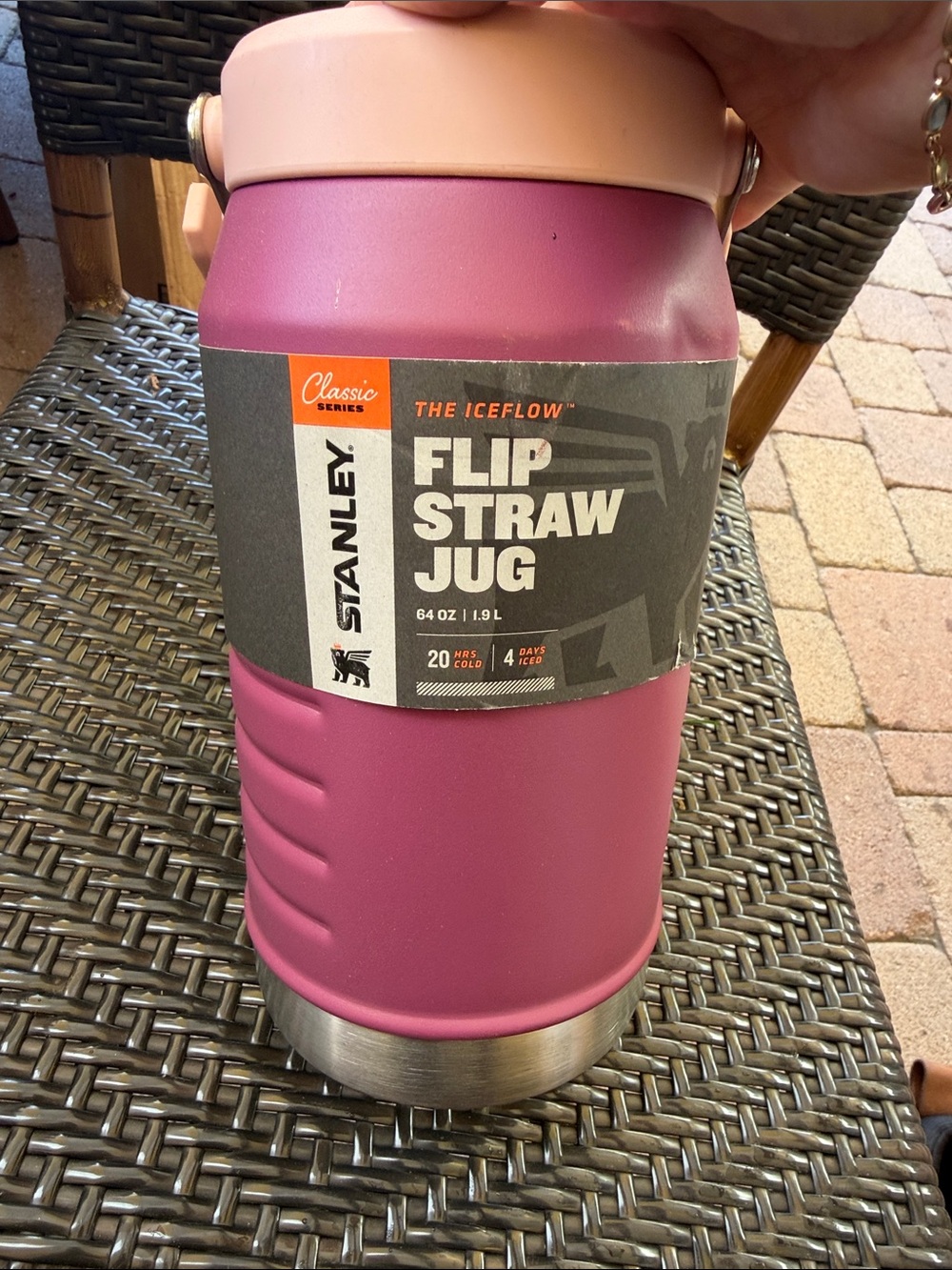 Stanley 64oz flip straw jug